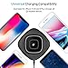 Qi Certified Wireless Charger Pad for iPhone X, 8, 8 Plus Fast Charge for Samsung, ChargeWAVE (Universally Compatible with All Qi Enabled & Samsung Devices -Black
