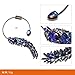 Holylove Women Statement Necklace Blue, Costume Necklace for Women Novelty Fashion Jewelry 1 pc with Gift Box- HLN0008 Blue