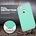 iPhone SE Case, iPhone 5S Case, iPhone 5 Case,Alkax Dual Layer Armor Heavy Duty Rugged Slim Shockproof Protection Series Protective Cover Bumper for Apple iPhone SE +Stylus (Teal/Grey)