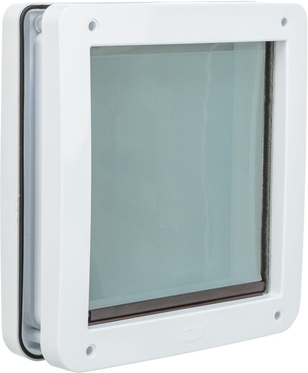 Trixie 2-Way Dog Flap, 30 x 36 cm, White