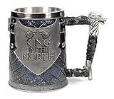 Nemesis Now King of The North Tankard - Collectible Big Game of Thrones Mug -Wolf Winter is Coming