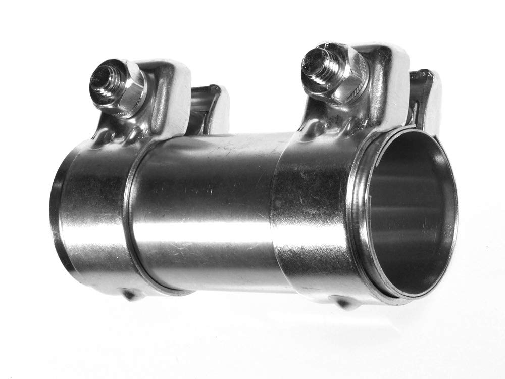 BITS4REASONS E-TECH EC007 New Model Heavy Duty Adjustable Exhaust Pipe Joiner/Connector (43-45MM, 125MM Long)