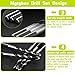 6PCS Ceramic Tile Drill Bits, Mgtgbao Masonry Drill Bits Set for Glass, Brick, Tile, Concrete, Plastic and Wood Tungsten Carbide Tip for Wall Mirror and Ceramic Tile with Size (6mm-12mm).