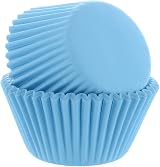 Culpitt Select Blue Greaseproof Baking Cases 50mm Cupcake Cups Pack of 50