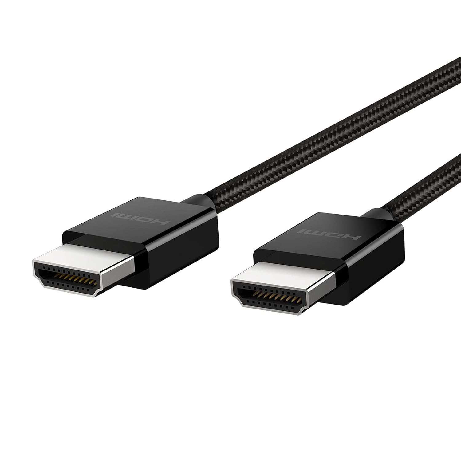 Belkin Ultra HD HDMI 2.1 Cable 6.6FT/2M, 4K Ultra High Speed HDMI Cable, 48Gbps HDMI 2.1 Braided Cord, Dolby Vision HDR & 8K@60Hz Capable, Compatible w/ Playstation, PS4, PS5, Xbox Series X & More