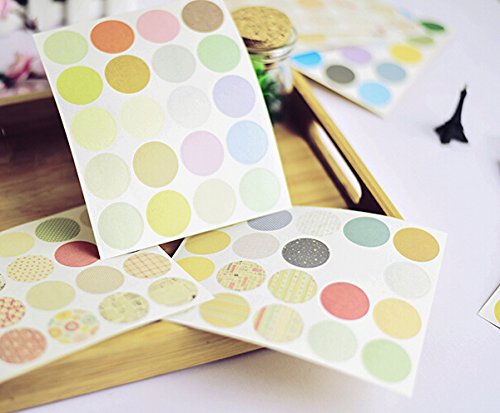 Funcoo 480 Pcs Vintage Envelope Label Seal Decorative Sticker Scrapbooking Craft Bakery Sticker for Home, Office, Wedding (Style-1)