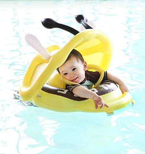 SToC Cute Bee Parent-Child Swimming Ring Mother And Child Inflatable Swimming Circle (Child-S)