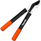 YARTTING 15 Inch Powerful Gear Bypass Loppers,Tree Trimmer with 1-1/4 Capacity, Super Branch Cutter, Garden Pruner