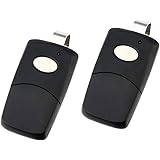 2 for Multicode Linear 3089 Garage Door Remote Opener (308911, MCS308911 300mhz) Black