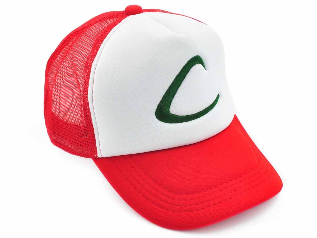 Ash Ketchum Baseball Cap for Cosplay Costume | 1st Generation Cap