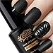 Perfect Summer Matte Top Coat Gel Nail Polish - UV LED Soak Off Top Coat, Home Gel Manicure Salon Polish, Clear Color 8ml