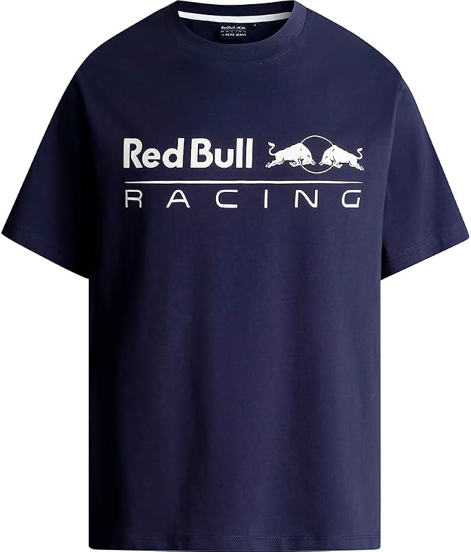 Herren Team Logo Tee T-Shirt, Blau (Navy), M