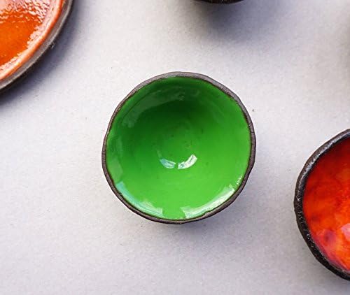 Handmade Green Ceramic Bowl