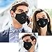 Dust Mask - Activated Carbon Face Mask with Extra Filter Cotton Sheet and 2 Valves for PM2.5, Running, Cycling, Outdoor Activities (1 pack with filter)