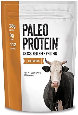 Paleo Protein Pure Beef Protein Powder (2 LBS) by Paleo Inc