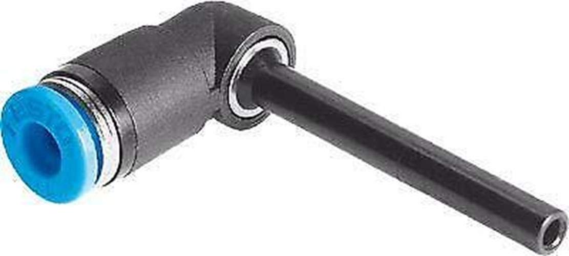Festo QSL-8H-6 QS Series Push-in L-Connector, QS-8 Sleeve x 6 mm Tube Connector