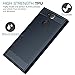 Sony Xperia XA2 Phone Case, MoKo Soft Lightweight TPU Bumper Cover Carbon Fiber Design Anti-Scratch Slim Back Panel Shock Aborsption Cellphone Shell for Sony Xperia XA2 5.2 Inch, Indigo