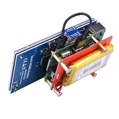 kuman UPS Battery Pack Expansion Board Power Supply for Raspberry Pi 3 Model B, B+,Pi 2 Model B & Pi 1 Model B+ A+ A (New Version Raspberry pi Battery Pack) - Thumbnail 4