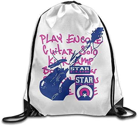 Star Club Gym Drawstring Backpack Sport Bag For Men &amp; Women Sports