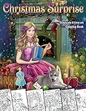 Christmas Surprise Coloring Book. Grayscale & Line art: Coloring Book for Adults by 