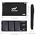 PowerGreen Solar Charger with Dual USB 21W Foldable SunPower High Efficiency Outdoor Solar Panel for Cell Phones and All 5V Digital Devices