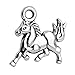 BestAmulets 20 Pieces Brave Horse Mustang Protection Powers Charms Findings Jewelry Pendant Necklace Making 15x14mm