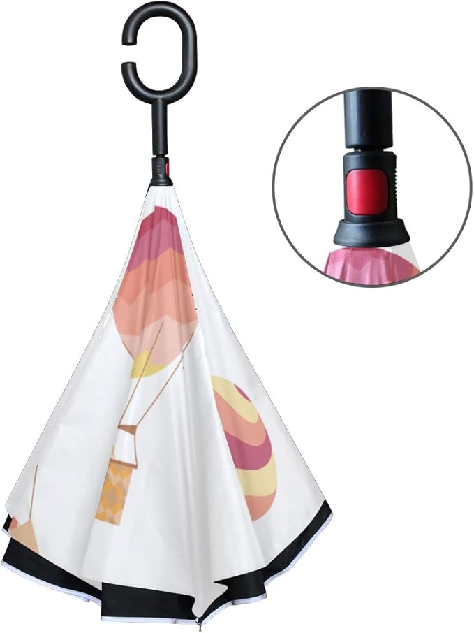 umbrella with milk bottle on top