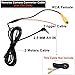 RCA Plug to 2.5mm Hole AV Video AUX In Adapter Converter Cable for Car DVR Camcorder Reverse Backup Parking Camera by HitCar