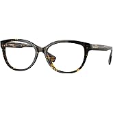 BURBERRY Eyeglasses BE 2357 3981 Esme Top Check/Striped Brown