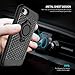 iPhone 8 Case, iPhone 7 Case, Vafru 360 Degree Rotating Ring Grip kickstand Dual Layer Shock-Absorption Anti-Scratch Protection Compatible with Magnetic Car Phone Mount for iPhone 8, iPhone 7--(black)