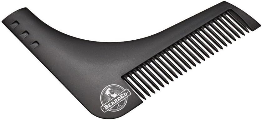 Beard contour guide comb