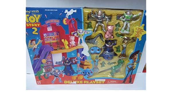 Amazon Com Disney Pixar Toy Story 2 Deluxe Playset Al S Toy