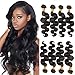 VIYAVIYA Body Wave Human Hair 4 Bundles 16 18 20 22 Inch Brazillian Virgin Hair 400g 10A 100% Unprocessed Remy Hair Weave Bundles 100% Real Hair for Women
