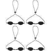 SUPVOX Tanning Bed Goggles 4 Pack, LED Red Light Therapy Glasses for Eye Protection, Soft Silicone IPL Safety Goggles, Adjust