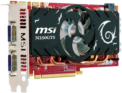 Carte Graphique MSI NVIDIA GeForce GTS 250 1Go DDR3 PCI-E - Reconditionnée