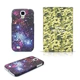 Comkes Space Galaxy Snap On Hard Case for Samsung Galaxy S4 IV i9500 (Dark)
