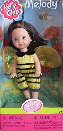 Barbie Kelly Club Melody as Bumble BEE Doll w Shimmery Wings & 'Antenna' Head Band (2001 from Canada)