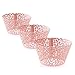 Pink Cupcake Wrappers 100pcs/pack Lace Cupcake Liners Laser cut Cupcake Papers cupcake cups Muffin cups for Wedding/Birthday Party Decoration