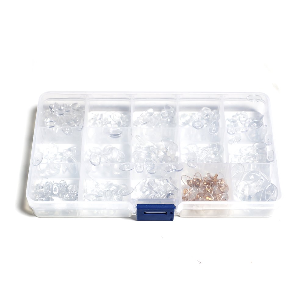 Silicone Nose Pads Eyeglass Sunglass Nose Pads Kit Glasses Repair Tool