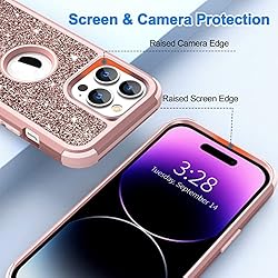 Hython for iPhone 14 Pro Max Case, Heavy Duty