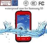 Redpepper® Durable Waterproof Dustproof Snowproof Shockproof Protective Cover Case for Samsung Galaxy S3 I9300 (Red)