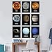 Solar System Poster Kit - Set of 16 Space Posters of The Planets, Hubble Telescope Photos, NASA Images, Astronomy, Outer Space & Astronaut Wall Art Decor 13 x 19 (Paper)