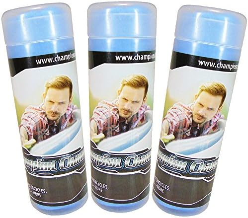Champion Chamois XL Synthetic Drying Cloth For Car, Truck, RV, Boat or Home, Lint and Streakless Shammy (3 PACK)