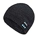 Shnmin Bluetooth Beanie Hat For Men Women Wireless Knit Music Cap Built-In Microphone Christmas Gift (Dark Gray)