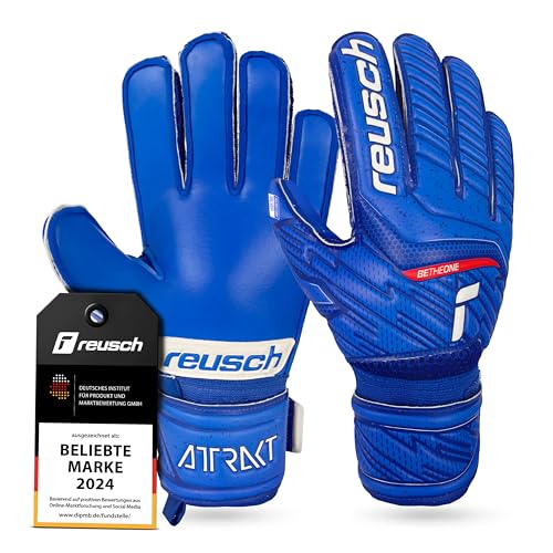 Reusch Attrakt Silver Glove Deep Blue/Deep Blue 5