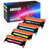 Amstech 4 Packs Compatible Samsung Toner CLT-K406S K406S CLT-406S for Samsung Xpress C410W SL-C410W C410 C460W SL-C460W C460FW CLP-365W CLP-360 CLP365 CLX-3305FW CLX-3305 CLX-3300 Toner Cartridge