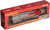 Bachmann Industries F7-A DCC Sound Value Equipped HO Scale Diesel Santa Fe Locomotive, Red/Silver