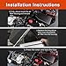 JDMON Compatible with Engine Panel Air Filter Honda Accord (2013-2017) Not for Hybrid Engine and 3.5 Liter, Acura TLX (2015-2017) JD476 (CA11476)