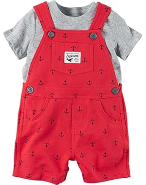 Baby Boys' 2 Piece Set Overall And Top