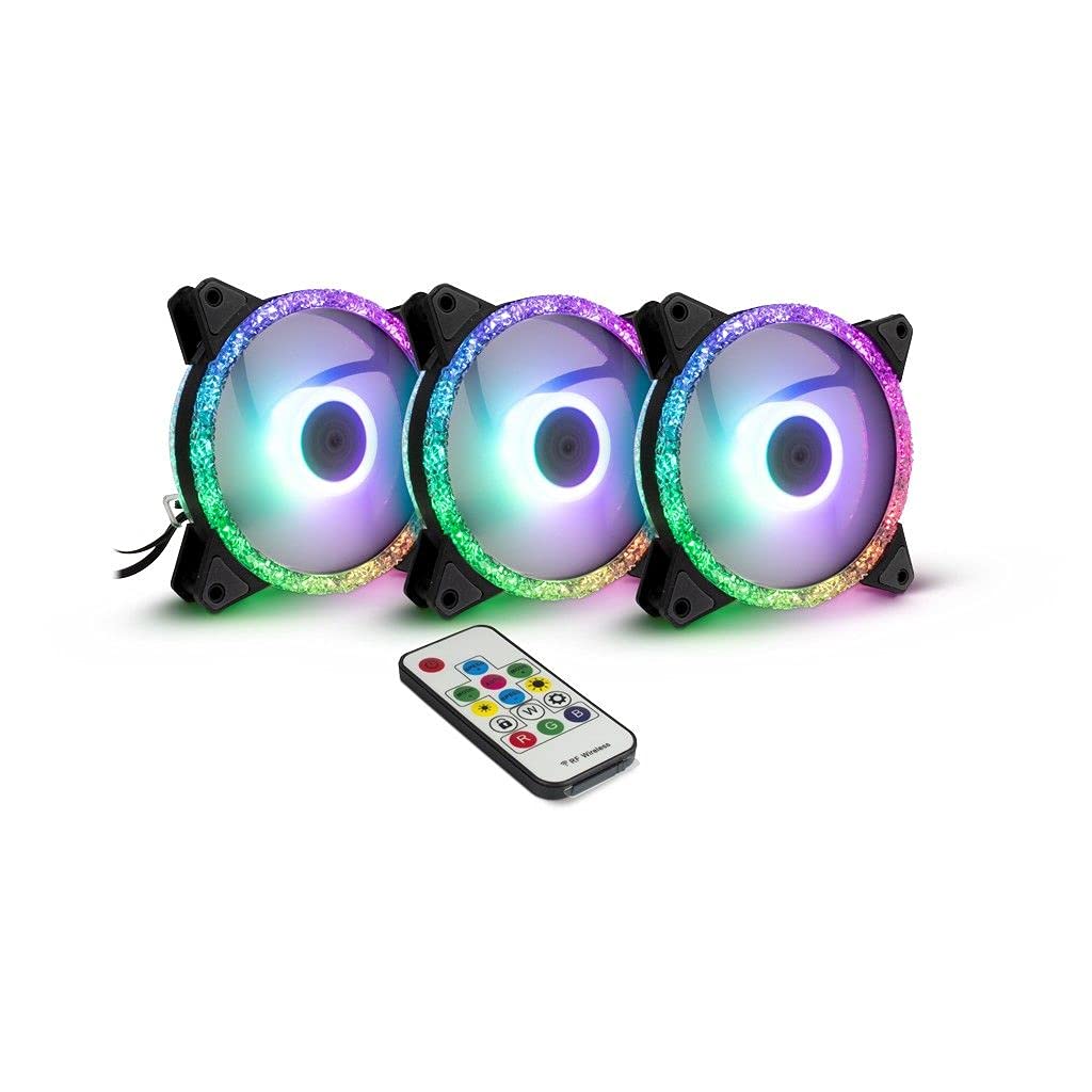 Inter-Tech Argus RS-07 Computer case Fan 12 cm Black,White